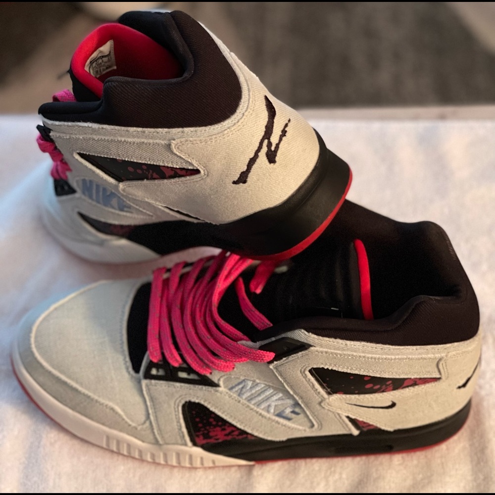 Nike Air Tech Challenge Hybrid Washed Denim Sz 13